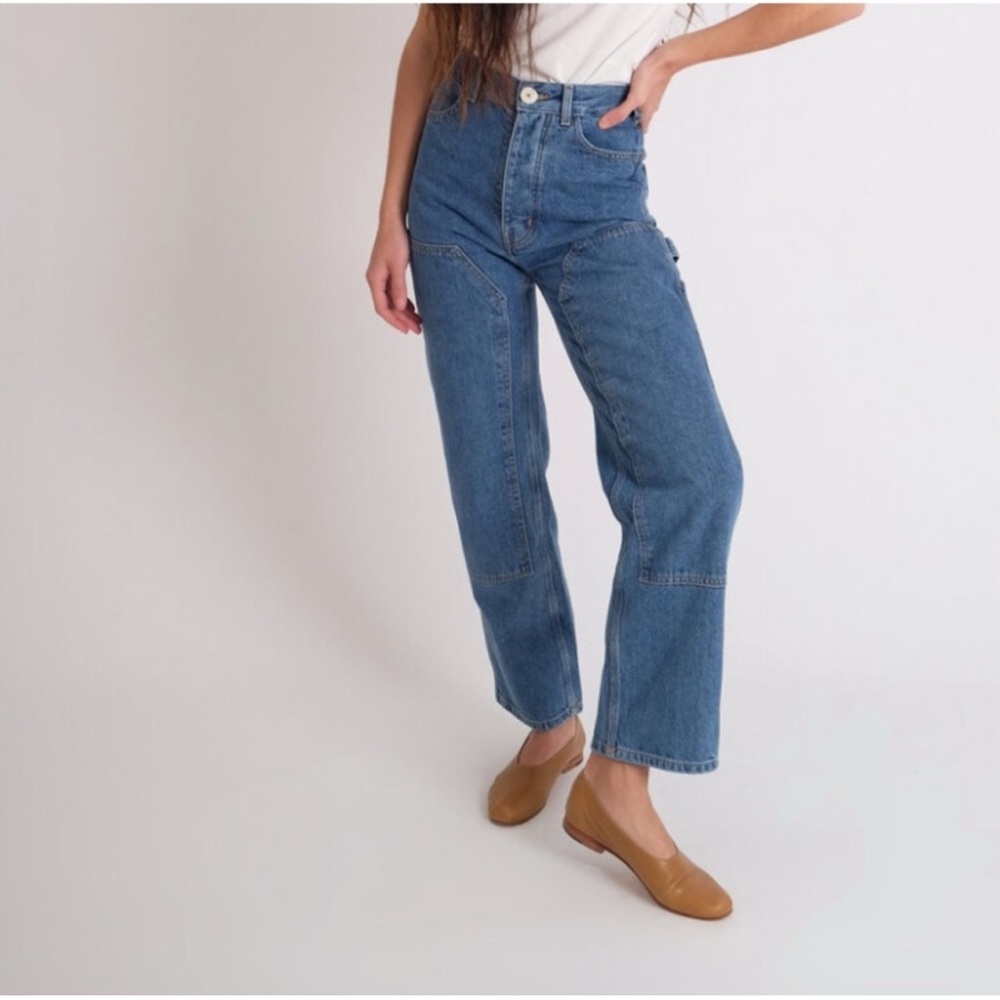 Jesse Kamm denim patchfront handy pants size 2